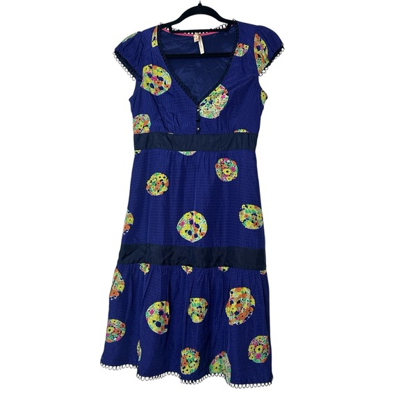 Maeve Dresses & Skirts - Maeve Anthropologie Dress Womens‎ Size 0 Small 100% Silk Midi Soft Summer Resort